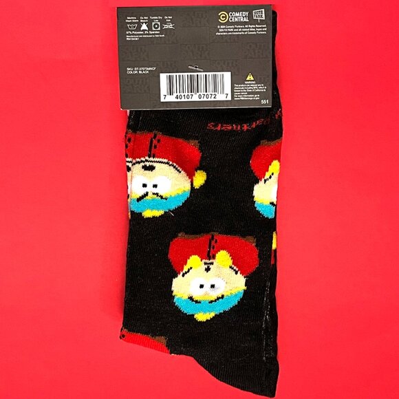 Mens South Park Cartman Socks - Picture 3 of 3